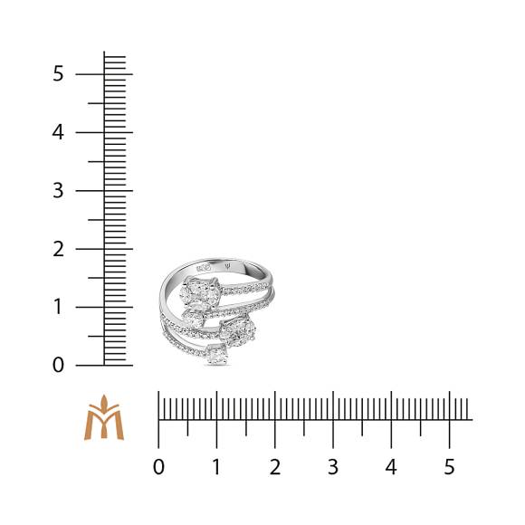 Кольцо с бриллиантами R4211-RG4943WDI1 - Фото 2