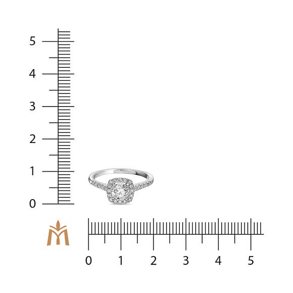 Кольцо с бриллиантами R01-SBL0126-060-G3 - Фото 3