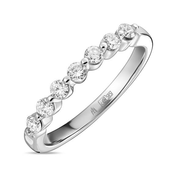 Кольцо с выращенным бриллиантом R01-MLN446-035-165 - Фото 1