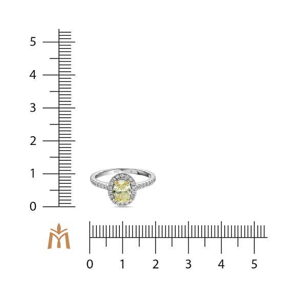 Кольцо с бриллиантами R01-RL240-WY-090 - Фото 2