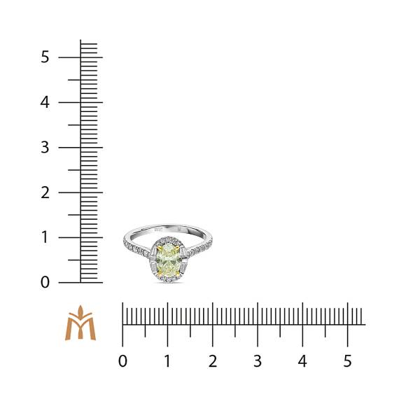 Кольцо с бриллиантами R01-RL274-WY-090 - Фото 2