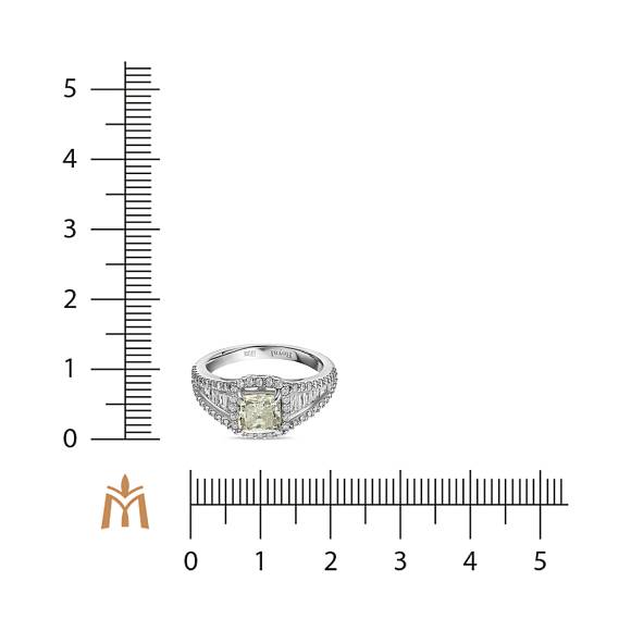 Кольцо с бриллиантами R01-RL379-W-120-GIA - Фото 2