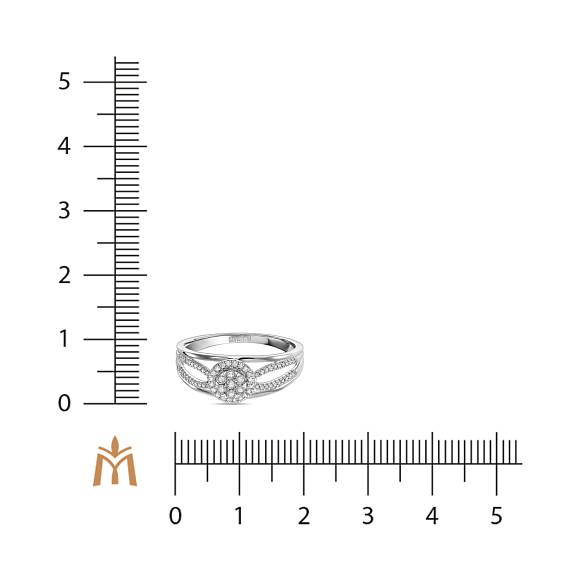 Кольцо с выращенным бриллиантом R178-MLN-0206 - Фото 2