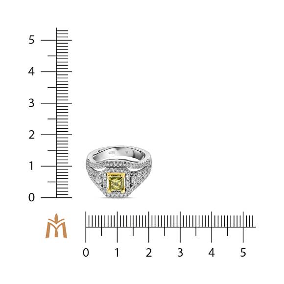 Кольцо с бриллиантами и облагороженными бриллиантами R2018-HDR-0079 - Фото 2