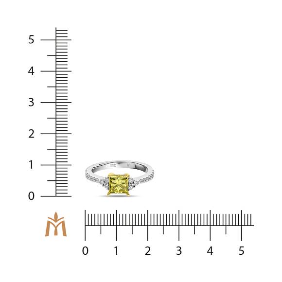 Кольцо с бриллиантами и облагороженными бриллиантами R2018-HDR-0080 - Фото 2
