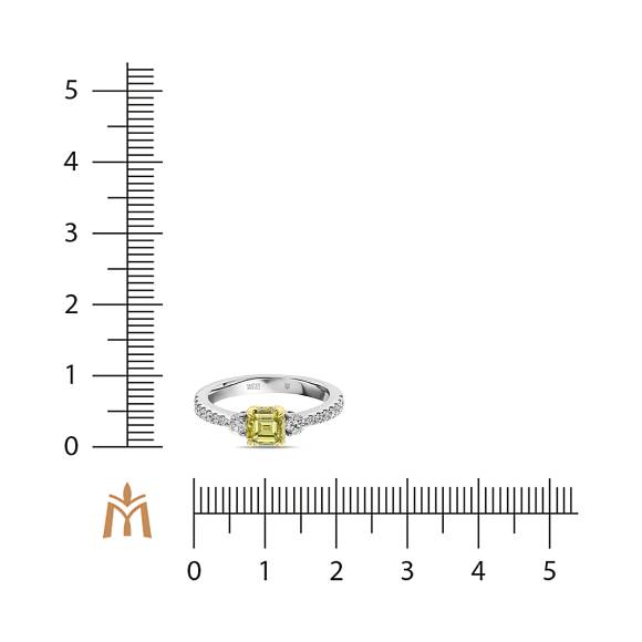 Кольцо с бриллиантами и облагороженными бриллиантами R2018-HDR-0081 - Фото 2