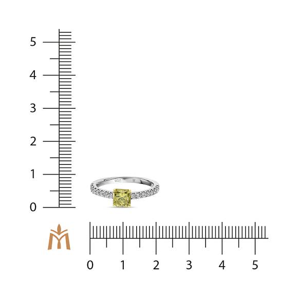 Кольцо с бриллиантами и облагороженными бриллиантами R2018-HDR-0093 - Фото 2