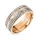 Обручальное кольцо из золота с 41 бриллиантами R01-WED-00050 - Фото 3