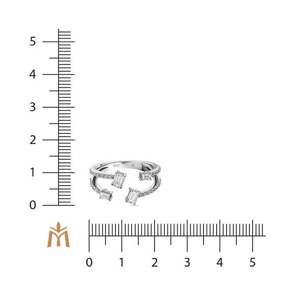 Кольцо с бриллиантами R01-SS-0843DI - Фото 2