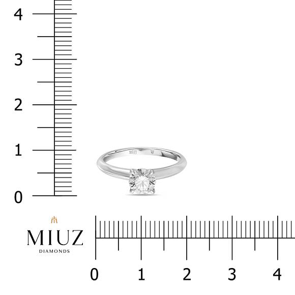 Кольцо с выращенным бриллиантом R01-MLN300-070 - Фото 2