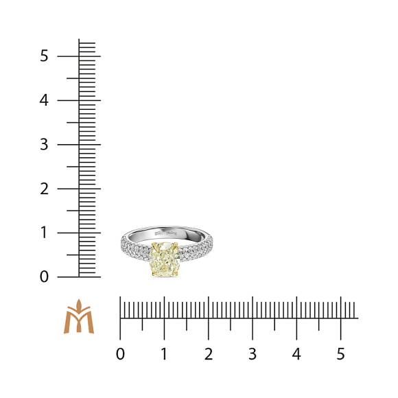 Кольцо с бриллиантами R01-RL332-WY-180-GIA - Фото 3