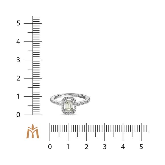 Кольцо с бриллиантами R01-RL277-W-060 - Фото 2